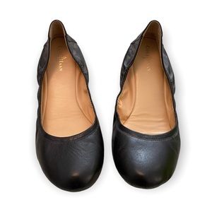 Cole Haan Black Leather Ballet Flats